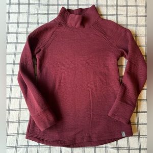 L.L. Bean funnel neck fleece sweater